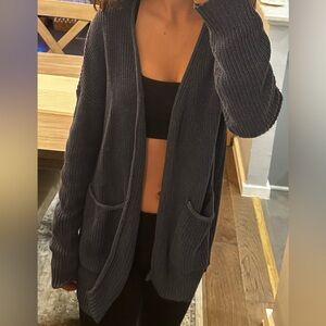 Universal Thread Dark Blue Open-Front Cardigan